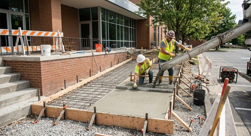 Concrete Ramp Installation in Sacramento, CA