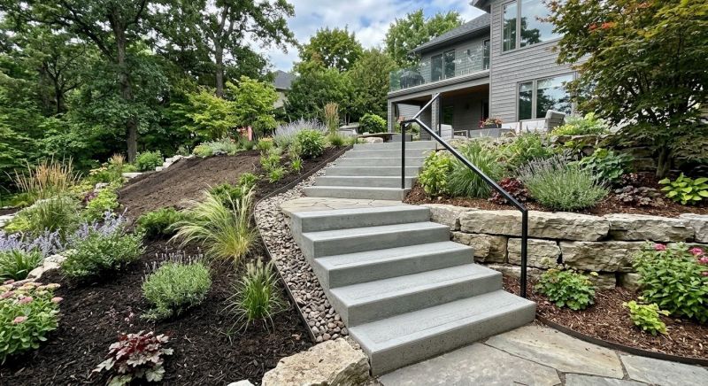Poured Steps Installation in Denver, CO